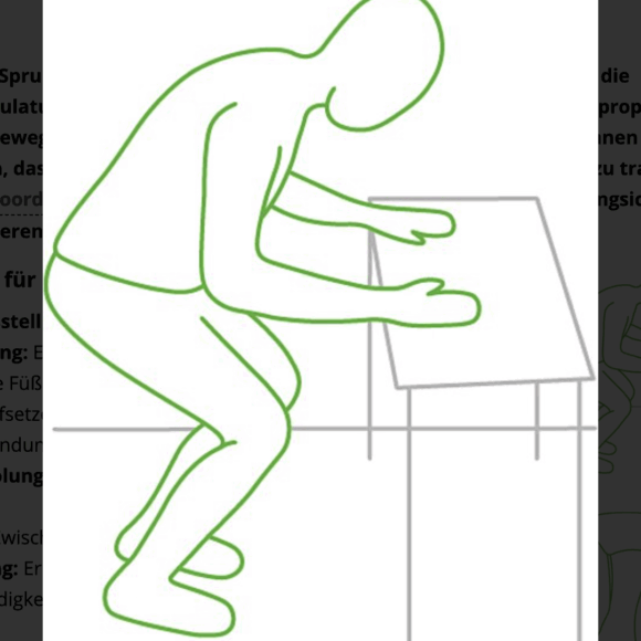 Einfach Übungen zur Kräftigung